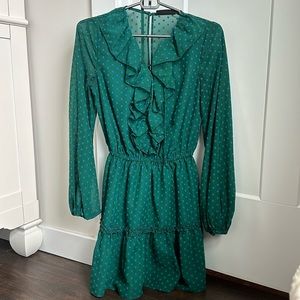 The Fifth Label Green and Blue Mini Dress